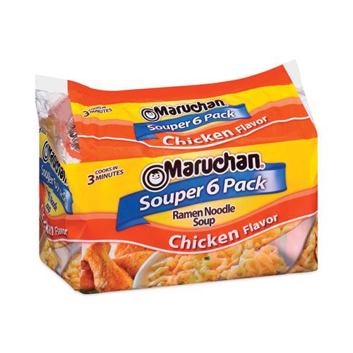 Maruchan® Ramen Noodle Soup Chicken Flavor Souper, 3 Oz, 6/Package, 4 Packages/Pack, Ships In 1-3 Business Days