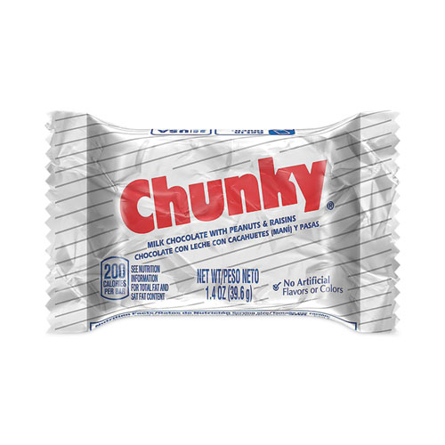 Image of Nestlã©® Chunky Bar, Individually Wrapped, 1.4 Oz, 24/Carton, Ships In 1-3 Business Days