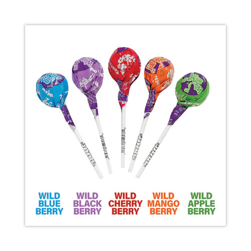 Image of Tootsie Roll® Tootsie Pops, Assorted Wild Berry Flavors, 0.6 Oz Lollipops, 100/Box, Ships In 1-3 Business Days
