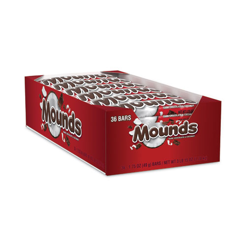 Image of Mounds Candy Bar, Coconut And Dark Chocolate 1.75 Oz, 36/Carton, Ships In 1-3 Business Days