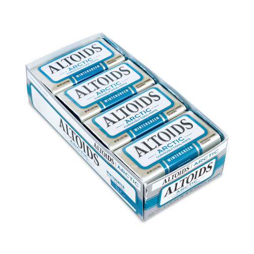 Image of Altoids® Arctic Wintergreen Mints, 1.2 Oz, 8 Tins/Pack, Ships In 1-3 Business Days
