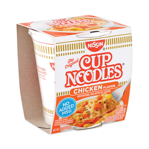 Image of Nissin® Cup Noodles, Chicken, 2.25 Oz Cup, 24 Cups/Carton, Ships In 1-3 Business Days