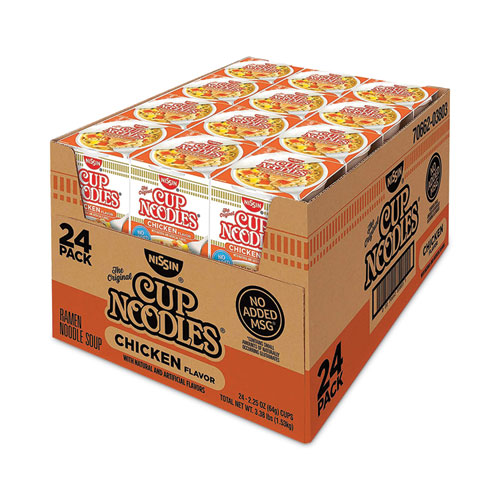 Cup Noodles, Chicken, 2.25 oz Cup, 24 Cups/Carton, Ships in 1-3 Business Days