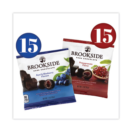 Dark Chocolate Fruit, Acai Blueberry and Pomegranate, 30 Pouches/Carton, Ships in 1-3 Business Days