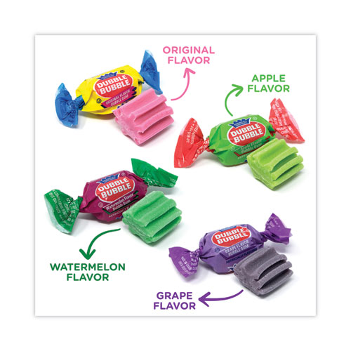 Bubble Gum Assorted Flavor Twist Tub, 300 Pieces/Tub, 1 Tub/Carton, Ships in 1-3 Business Days