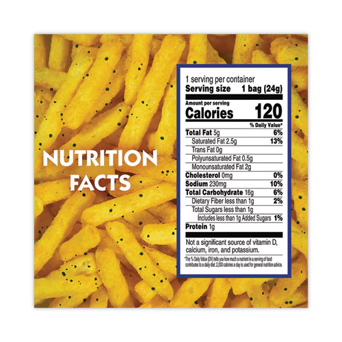Image of Andy Capps Cheddar Fries, 0.85 Oz Bag, 72/Carton, Ships In 1-3 Business Days