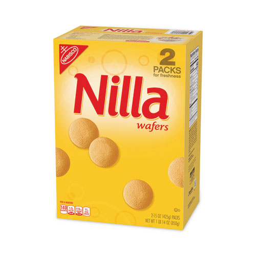 Image of Nabisco® Nilla Wafers, 15 Oz Box, 2 Boxes/Pack, Ships In 1-3 Business Days