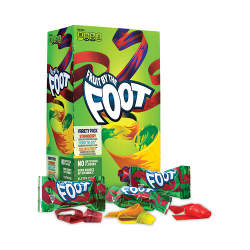 Betty Crocker™ Fruit By The Foot Variety Pack, Assorted Flavors, 0.75 Oz, 36 Pouches/Carton, Ships In 1-3 Business Days