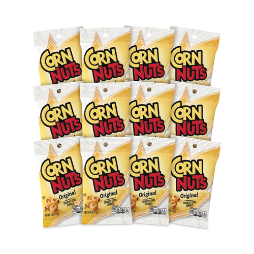 Corn Nuts Original, 4 oz Bag, 12/Carton, Ships in 1-3 Business Days