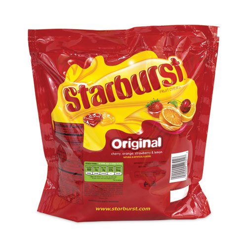 Image of Starburst® Original Fruit Chews, Assorted, 50 Oz Bag, Ships In 1-3 Business Days