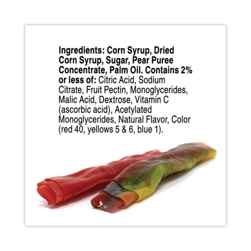 Fruit Roll-Ups Fruit Snacks, Strawberry and Tropical Tie-Dye Flavors, 0.5 oz, 72 Pouches/Carton, Ships in 1-3 Business Days