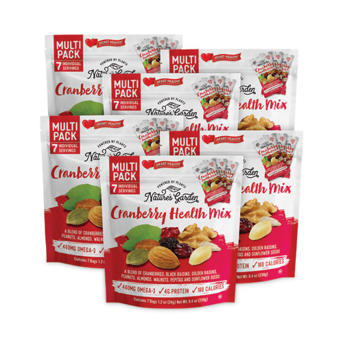 Cranberry Health Mix, 1.2 oz Pouch, 6 Pouches/Pack, Ships in 1-3 Business Days
