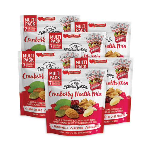 Cranberry Health Mix, 1.2 oz Pouch, 6 Pouches/Pack