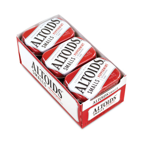 Image of Altoids® Smalls Sugar Free Mints, Peppermint, 0.37 Oz, 9 Tins/Pack, Ships In 1-3 Business Days