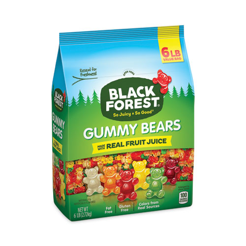Gummy Bears, Assorted, 6 lb Bag, Ships in 1-3 Business Days