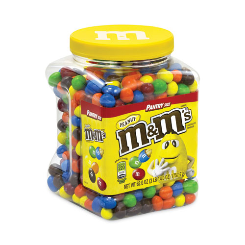 Image of M & M'S® Milk Chocolate Peanut Candies, 62 Oz Tub, Ships In 1-3 Business Days