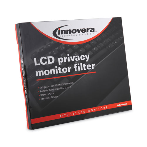 Premium Antiglare Blur Privacy Monitor Filter for 15" Flat Panel Monitor