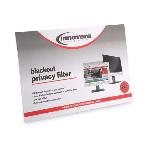 Blackout Privacy Filter for 24" Widescreen Flat Panel Monitor, 16:10 Aspect Ratio