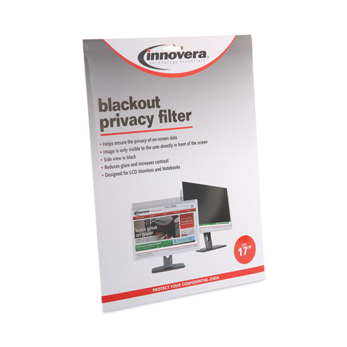 Image of Innovera® Blackout Privacy Filter For 17" Flat Panel Monitor