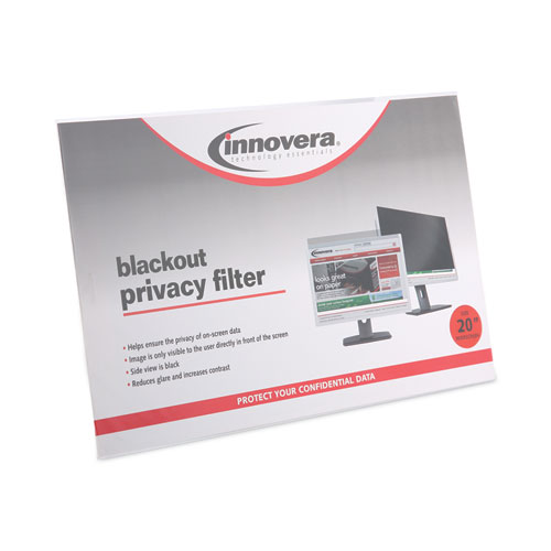 Image of Innovera® Blackout Privacy Monitor Filter For 20.1" Widescreen Flat Panel Monitor, 16:10 Aspect Ratio