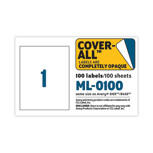 Avery Printable Sticker Paper For Laser Inkjet Printers 8.5 x 11