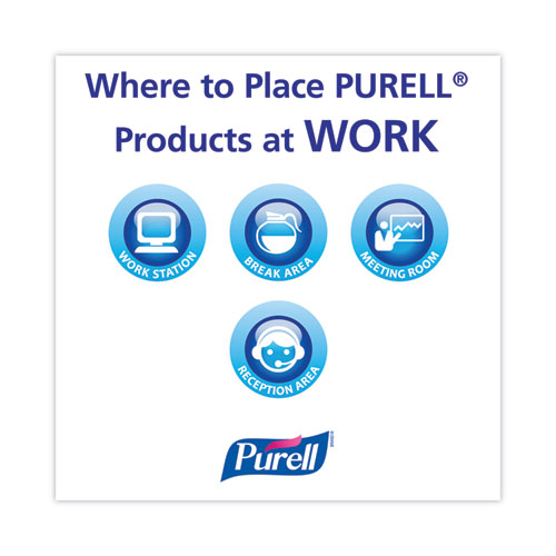 Image of Purell® Advanced Refreshing Gel Hand Sanitizer, 20 Oz Pump Bottle, Clean Scent