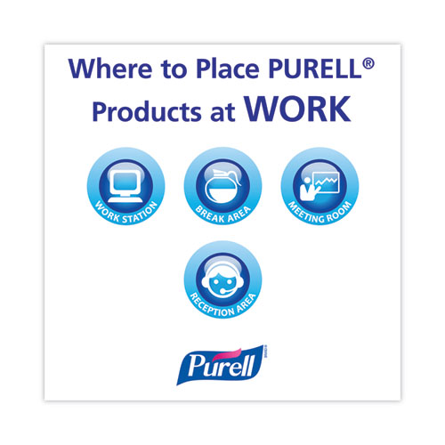 Image of Purell® Advanced Refreshing Gel Hand Sanitizer, 12 Oz Pump Bottle, Clean Scent