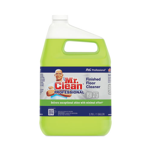 Image of Finished Floor Cleaner, Lemon Scent, 1 gal Bottle, 3/Carton