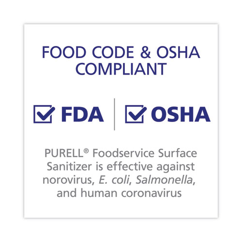 Image of Purell® Foodservice Surface Sanitizer, Fragrance Free, 1 Gal Bottle