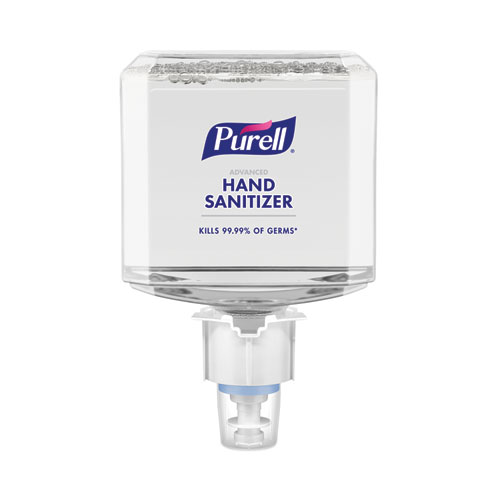Image of Healthcare Advanced Foam Hand Sanitizer, 1,200 mL, Refreshing Scent, For ES4 Dispensers, 2/Carton