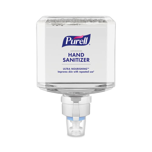 Healthcare Advanced Foam Hand Sanitizer, 1,200 mL, Natural Scent, For ES8 Dispensers, 2/Carton