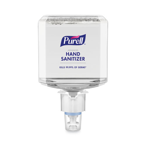 Healthcare Advanced Foam Hand Sanitizer, 1,200 mL, Clean Scent, For ES6 Dispensers, 2/Carton