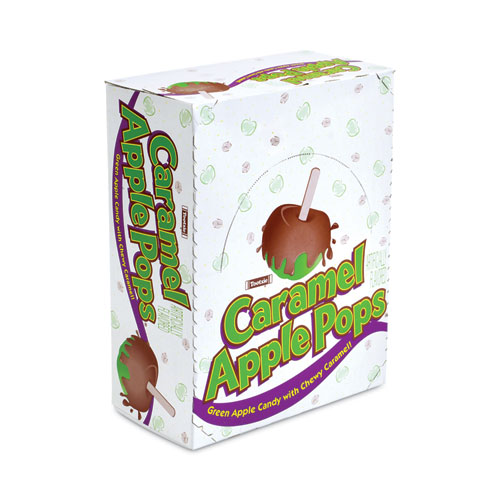 Image of Tootsie Roll® Caramel Apple Pops, 0.63 Oz, 48/Carton, Ships In 1-3 Business Days
