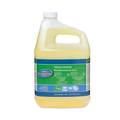 Liquid Chlorine Sanitizer, Chlorine Scent, 1 gal Bottle, 2/Carton