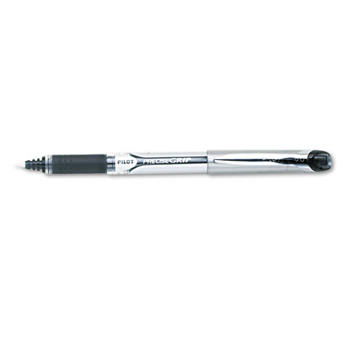 Precise Grip Stick Roller Ball Pen, Extra-Fine 0.5mm, Black Ink, Black Barrel