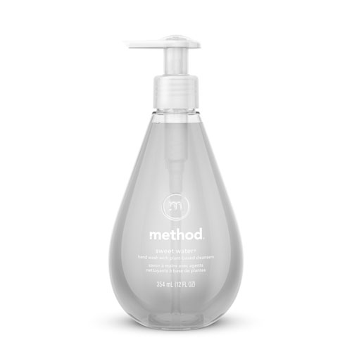 Method® Gel Hand Wash, Sweet Water, 12 Oz Pump Bottle, 6/Carton