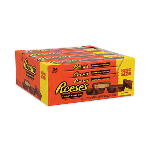 Image of Reese'S® King Size Peanut Butter Cups, 2.8 Oz Bar, 24 Bars/Carton, Ships In 1-3 Business Days