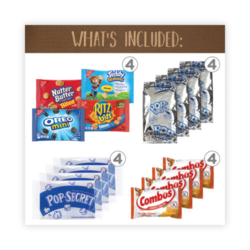 Image of Snack Box Pros Quarantine Snack Box, 42 Assorted Snacks/Box, 5 Lb Box, Ships In 1-3 Business Days