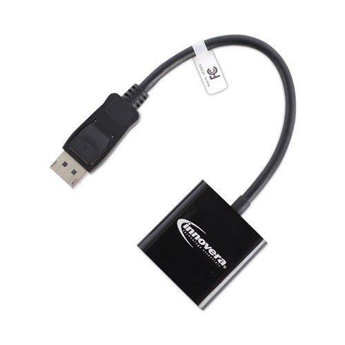 Innovera® Displayport To Vga Adapter, 0.65 Ft, Black