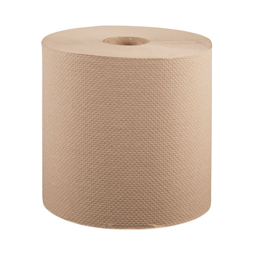 Image of Hardwound Roll Towels, 8" x 800 ft, Natural, 6 Rolls/Carton