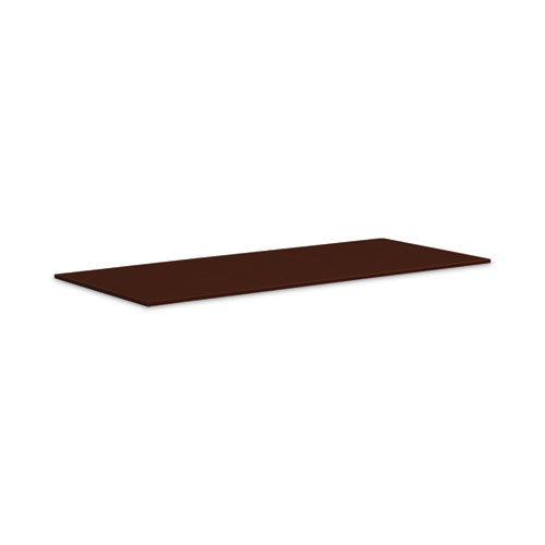 Mod Slab Base for 96" Table Tops, 63.5w x 29.23d x 28h, Traditional Mahogany