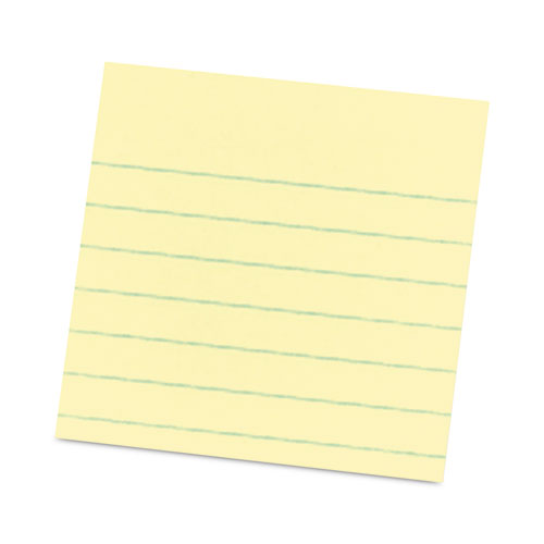 Image of Original Canary Yellow Pop-up Refill, Note Ruled, 3" x 3", Canary Yellow, 100 Sheets/Pad, 6 Pads/Pack