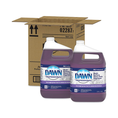 Image of Dawn® Professional Multi-Surface Heavy Duty Degreaser, Fresh Scent, 1 Gal Bottle, 2/Carton