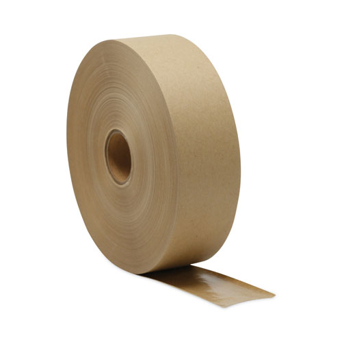 Image of General Supply Gummed Kraft Sealing Tape, 3" Core, 2" X 600 Ft, Brown, 12/Carton