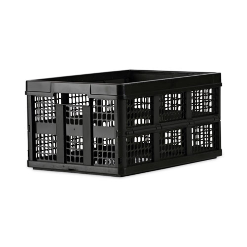 Image of Filing/Storage Tote, Letter Files, 20.13" x 14.63" x 10.75", Black