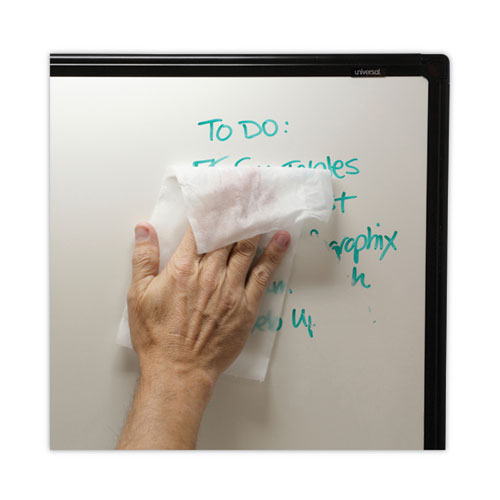 Dry Erase Cleaning Wet Wipes, 5 x 10, 50/Pack