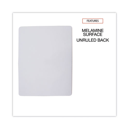 Image of Universal® Lap/Learning Dry-Erase Board, Unruled, 11.75 X 8.75, White Surface, 6/Pack