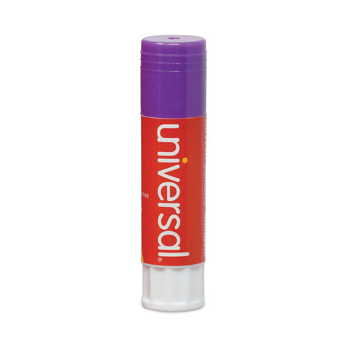 Image of Universal® Glue Stick Value Pack, 0.28 Oz, Applies Purple, Dries Clear, 30/Pack