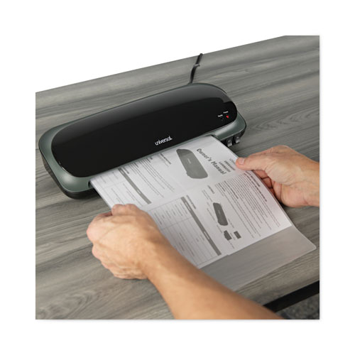 Image of Universal® Deluxe Desktop Laminator, Two Rollers, 9" Max Document Width, 5 Mil Max Document Thickness