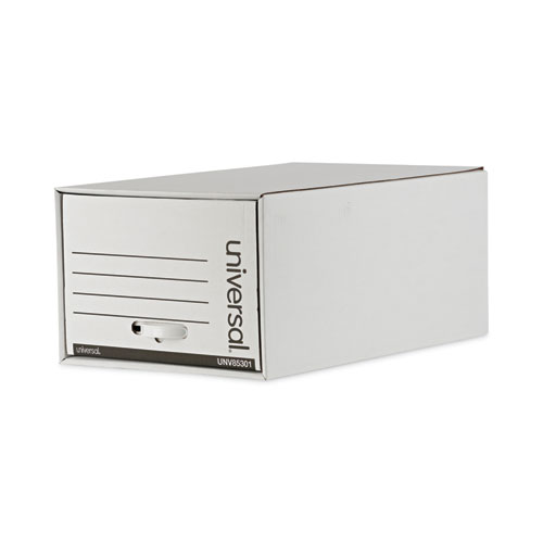 Universal® Heavy-Duty Storage Drawers, Legal Files, 17.25" X 25.5" X 11.5", White, 6/Carton